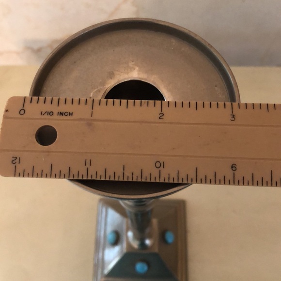 10” silver candlestick - Picture 9 of 10